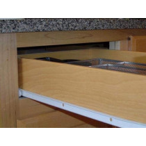 Abbasali Cabinet Rails Drawer Track Slides For Computer Table Clothing Cabinets With Wheels White Color 18 Inch