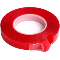 Abbasali Strong Double Sided Sticky Clear Traceless Acrylic Transparent Adhesive Tape 18Mm X 50 M