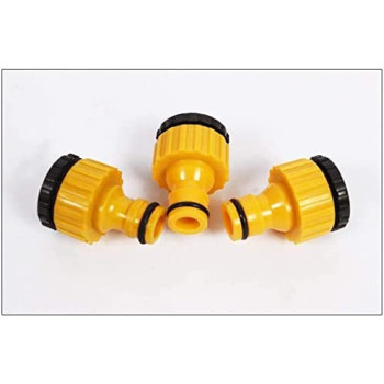 Abbasali 6 Pcs 1 2 & 3 4 Inch Faucet Adapter Washing Machine Hose Fittings Quick Connector Adapter Garden
