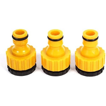 Abbasali 6 Pcs 1 2 & 3 4 Inch Faucet Adapter Washing Machine Hose Fittings Quick Connector Adapter Garden