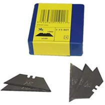 Abbasali Utility Knife Replacement Blades Heavy Duty High Carbon Steel 100Pcs Pkt