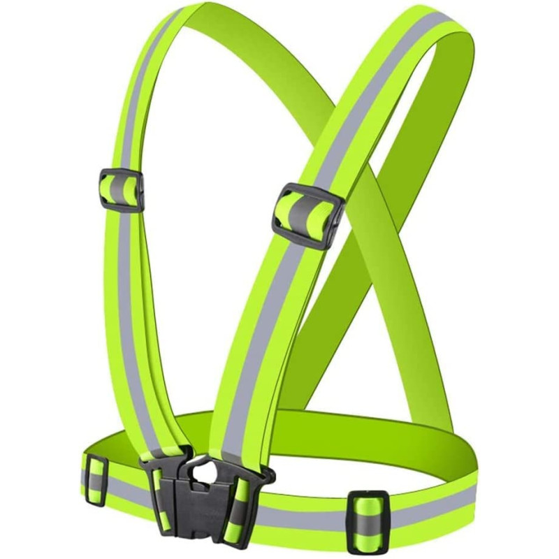 Abbasali Reflective Vest Adjustable Suitable For Running Or Cycling
