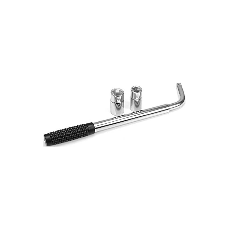 Abbasali Telescoping Wheel Lug Nut Wrench 11 16 3 4 13 16 7 8 With Double Sided Lug Nut Sockets