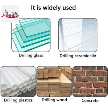 Abbasali 10Pcs Ceramic Tile Drill Bit Set For Tile Brick Glass Plastic And Wood Concrete Drill Bit6Mm