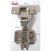 Abbasali 110 Degree Angle Adjustable Stainless Steel Cabinet Door Concealed Cabinet Hinge 2 Inset