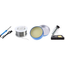 Abbasali Soldering Iron 40Wsoldering Wire 1Mmsoldering Paste 50Gm & Soldering Iron Stand