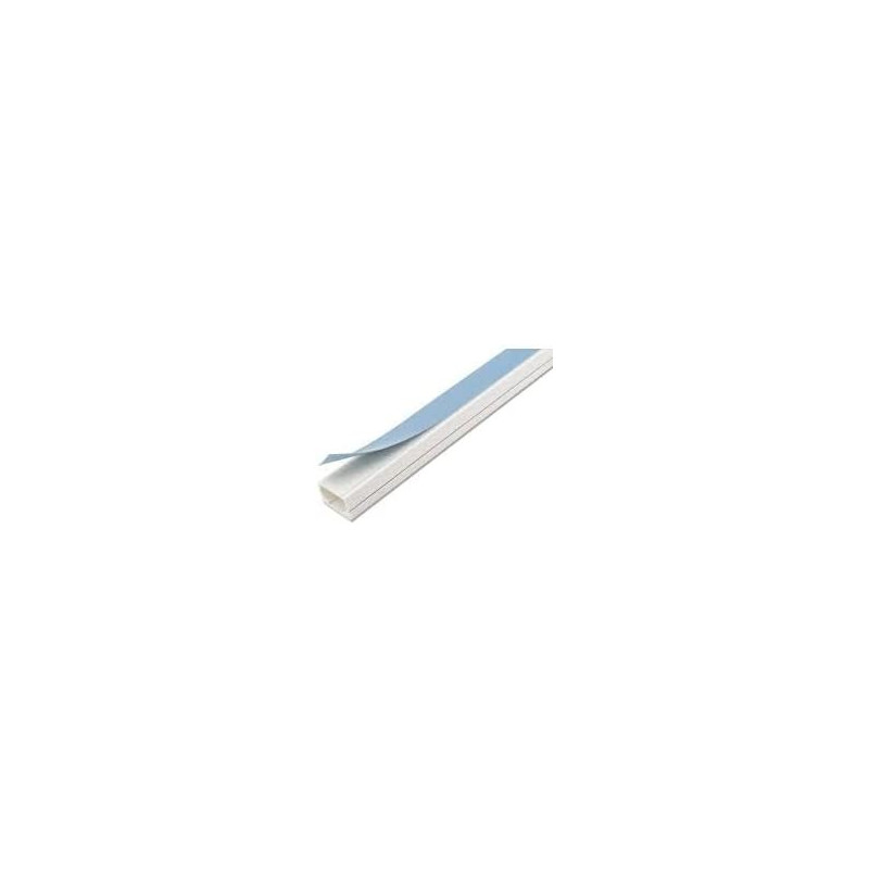 Abbasali Electrical Pvc Trunking With Sticker 90Cm Long 3 Pcs White Self 25Mm X 16Mm Total 3 Meter