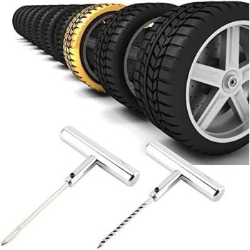 Abbasali 2Pcs Tyre Repair Tool Kit Universal Tyre Repair Kit Emergency Tool Tyre Accessories For Cars Trucks