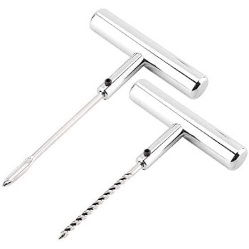 Abbasali 2Pcs Tyre Repair Tool Kit Universal Tyre Repair Kit Emergency Tool Tyre Accessories For Cars Trucks