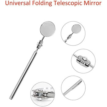 Abbasali Car Truck Repair Tool Where The Car Repair Inspection Telescopic Mirror Powder Handle 50Mm