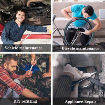 Abbasali 8 Piece Metric Offset Box End Wrench Set 6Mm 22Mm75 Degree Drop Forged Spanners With Tool Roll Pouch