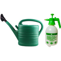 Abbasali Indoor Watering Can Gardening Watering Bottle 5 Liters Watering Cans Size10L & 2 Liter Garden Sprayer A Combo Pack