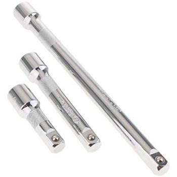 Abbasali 3Psc 1 2 Long Extension Bar Set 3 5 10 Socket Ratchet Wrench Socket Kit