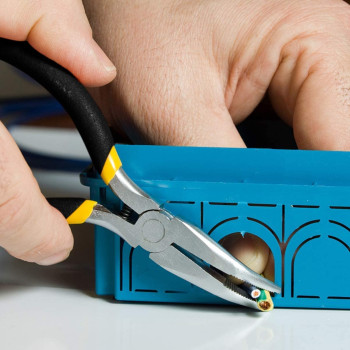 Abbasali 11 Inch Long Reach Bent Angled Long Nose Pliers 2Pcs