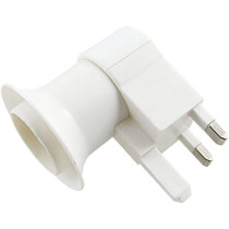 Abbasali Uk Plug Lamp Holder Converter Socket Control With Multi Colour Bulb For Night Use At Homeoffice Etc
