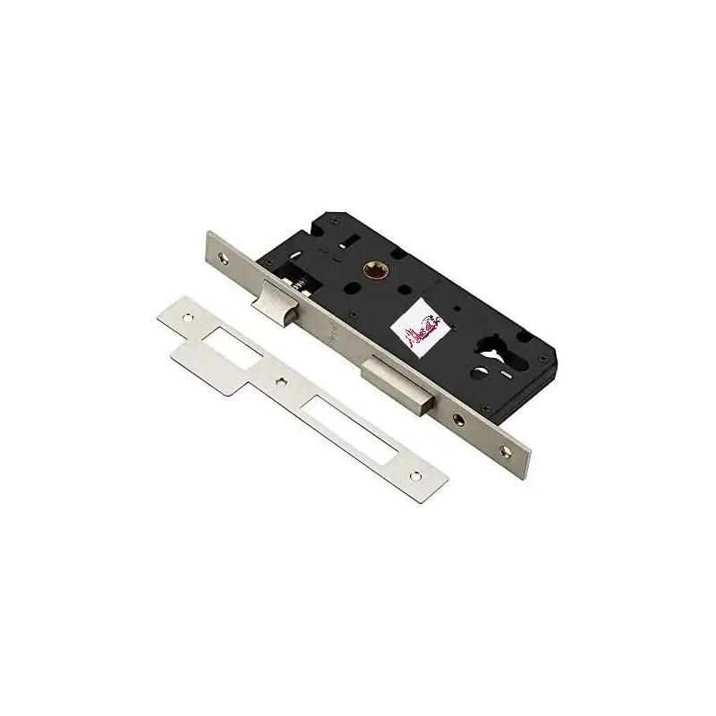 Abbasali Rose Rosette Lever Mortise Door Handle U Type Lockset With One Side Knob One Side Key Cylinder And Lock Body Finish Ss