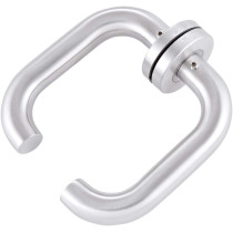 Abbasali Rose Rosette Lever Mortise Door Handle U Type Lockset With One Side Knob One Side Key Cylinder And Lock Body Finish Ss