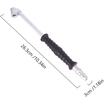 Abbasali Tire Air Input Connector Car Air Pump Bike Motorcycle Inflation Head With 10Mtr Compressor Spring Tube