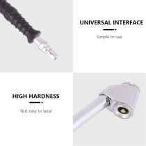 Abbasali Tire Air Input Connector Car Air Pump Bike Motorcycle Inflation Head With 10Mtr Compressor Spring Tube