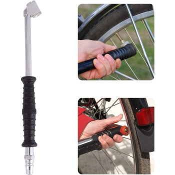 Abbasali Tire Air Input Connector Car Air Pump Bike Motorcycle Inflation Head With 10Mtr Compressor Spring Tube