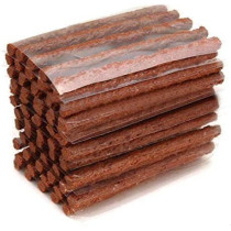Abbasali 50Pcs 10 Cm Brown Tire Rubber Strip Tire Repair Plug Tubeless Seal Patch For Tyre Repairing