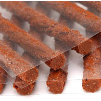 Abbasali 50Pcs 10 Cm Brown Tire Rubber Strip Tire Repair Plug Tubeless Seal Patch For Tyre Repairing