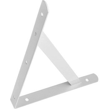 Abbasali Heavy Duty Two Pair Shelf Brackets 9 X 12 Floating Shelves Tripod Brackets 90 Degree 4Pcs Set