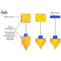 Abbasali Iron Plumb Bob With 2Mtr Threadno. 2