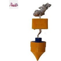 Abbasali Iron Plumb Bob With 2Mtr Threadno. 2