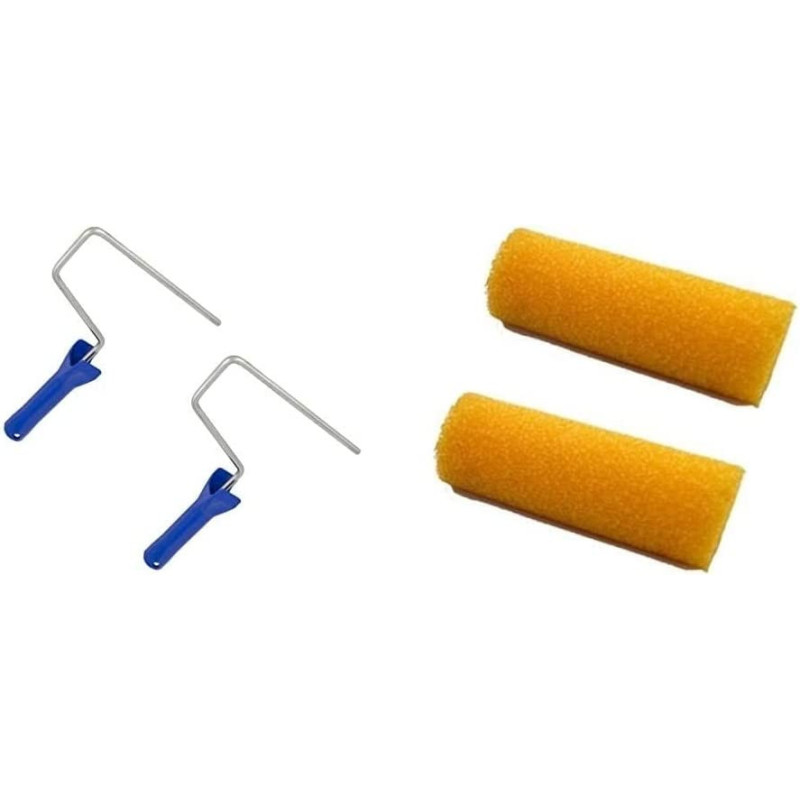 Abbasali Painting And Texture Roller And Brush 9 Inch Replacement Roller Covers Pack Of 2 Roller & Refill Texture 9 Inch