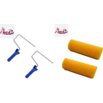 Abbasali Painting And Texture Roller And Brush 9 Inch Replacement Roller Covers Pack Of 2 Roller & Refill Texture 9 Inch