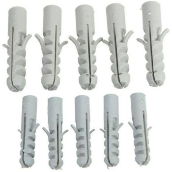 Abbasali Gypsum Screw 6 X 1 1 4 With 6Mm Nylon Plug 100Set