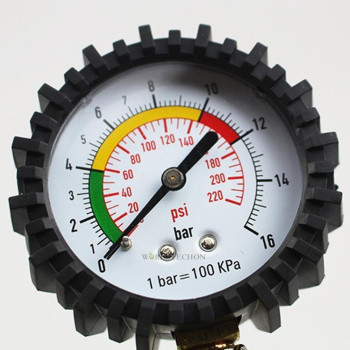 Tire Pressure Guage Meter Car Truck Auto Air Tyre Inflator Tester Hose 220 Psi