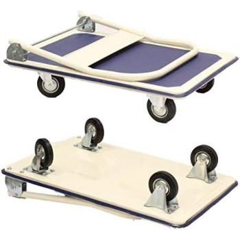 Kbt Heavy Duty Foldable Platform Hydraulic Trolley