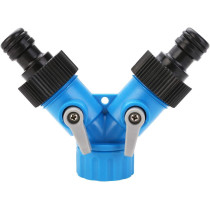 Gyhs 3 4 Inch Two Way Tap Y Hose Pipe Garden Irrigation Splitter Tap Connector Fitting Adapter For Home Garden Irrigation Tool