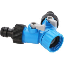 Gyhs 3 4 Inch Two Way Tap Y Hose Pipe Garden Irrigation Splitter Tap Connector Fitting Adapter For Home Garden Irrigation Tool