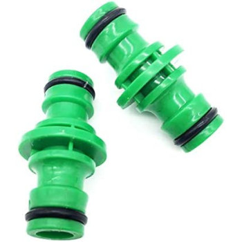 Huijunwenti Hose Connector Pipe Accessories 2 Way Connector Tubing Fittings Splitters 5 Pcs Colorgreen Diameter1 2