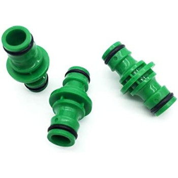 Huijunwenti Hose Connector Pipe Accessories 2 Way Connector Tubing Fittings Splitters 5 Pcs Colorgreen Diameter1 2