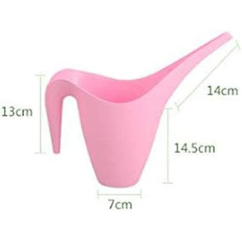 Lxrzls 1 Liter Watering Can Gardening Watering Flower Shower Pot Home Long Mouth Watering Pink Sizea