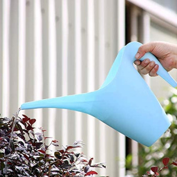 Lxrzls 1 Liter Watering Can Gardening Watering Flower Shower Pot Home Long Mouth Watering Pink Sizea