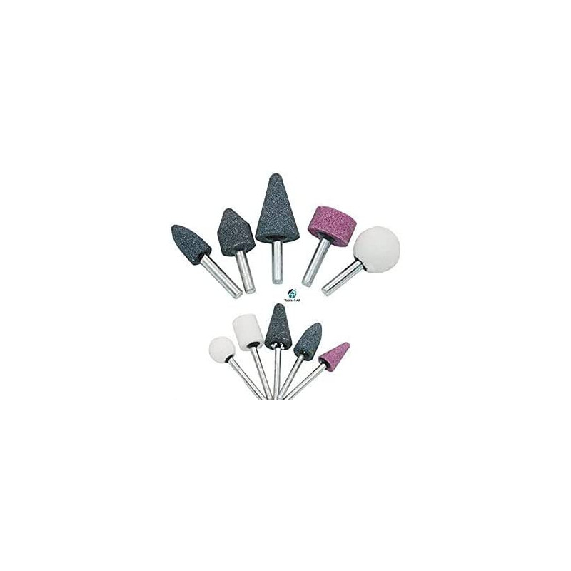 10Pcs Set Mounted Stones