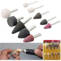 10Pcs Set Mounted Stones