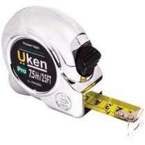 Uken Measuring Tape Chrome Model 7.5Mtr