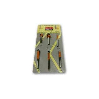 6Pcs Trimmer Router Bits Set