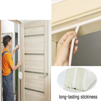 Sealing Tape Self Adhesive Window Seals Door Seal Self Adhesive D Profile Rubber Cold Draughts 2 Rolls Total 10 Metres