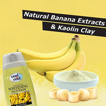 Cool & Cool Whitening Face Wash Banana 200ml