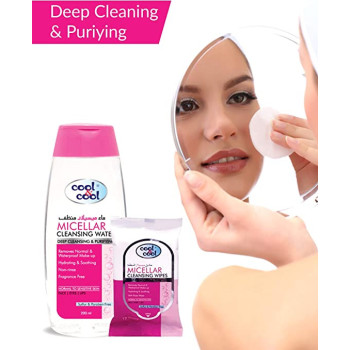 Cool & Cool Micellar Cleansing Water 200ml Pack of 6