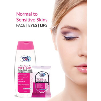 Cool & Cool Micellar Cleansing Water 200ml Pack of 6
