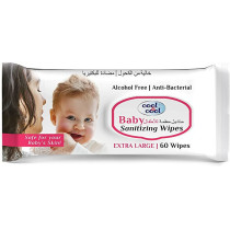 Cool & Cool Baby Sanitizing Wipes 60's