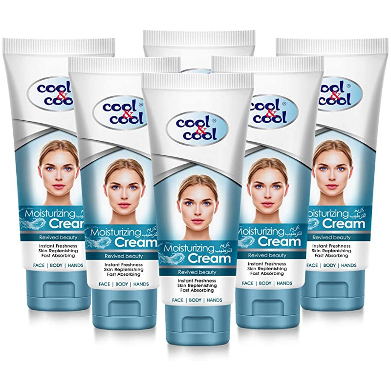 Cool & Cool Moisturizing Cream 50ml Pack of 6